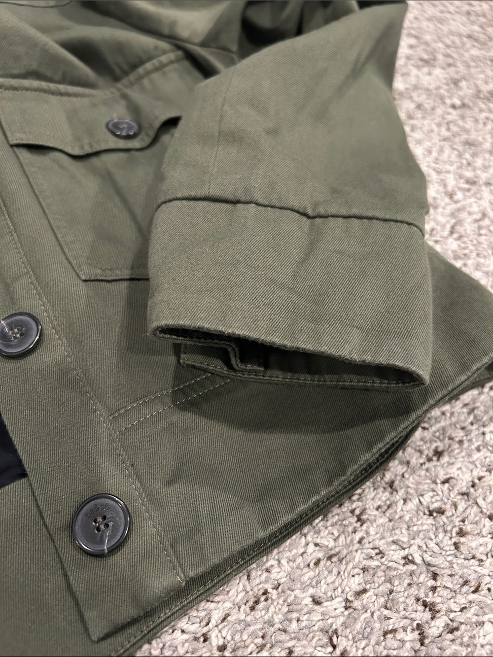 ba&sh Sz 1 Green Elia Jacket - Picture 15 of 15